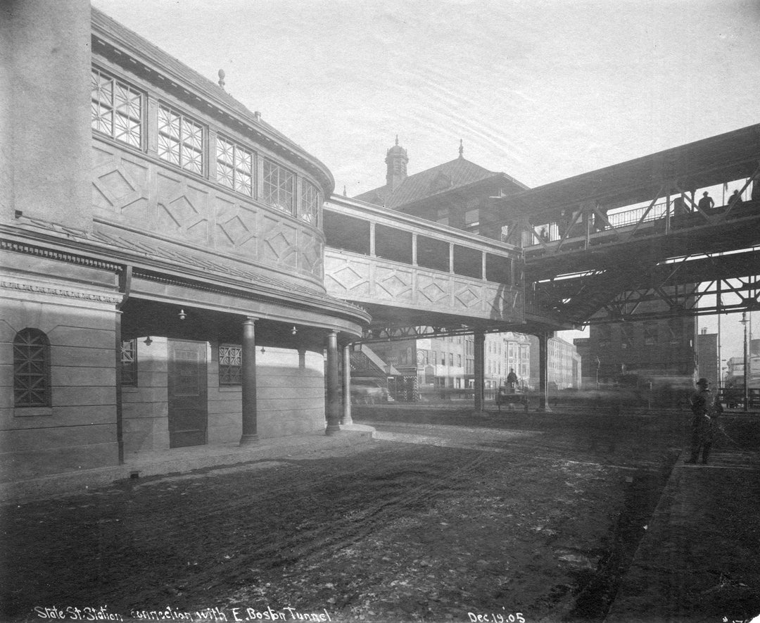 Atlantic Avenue and State Street Stations, Boston, Massachusetts 1905