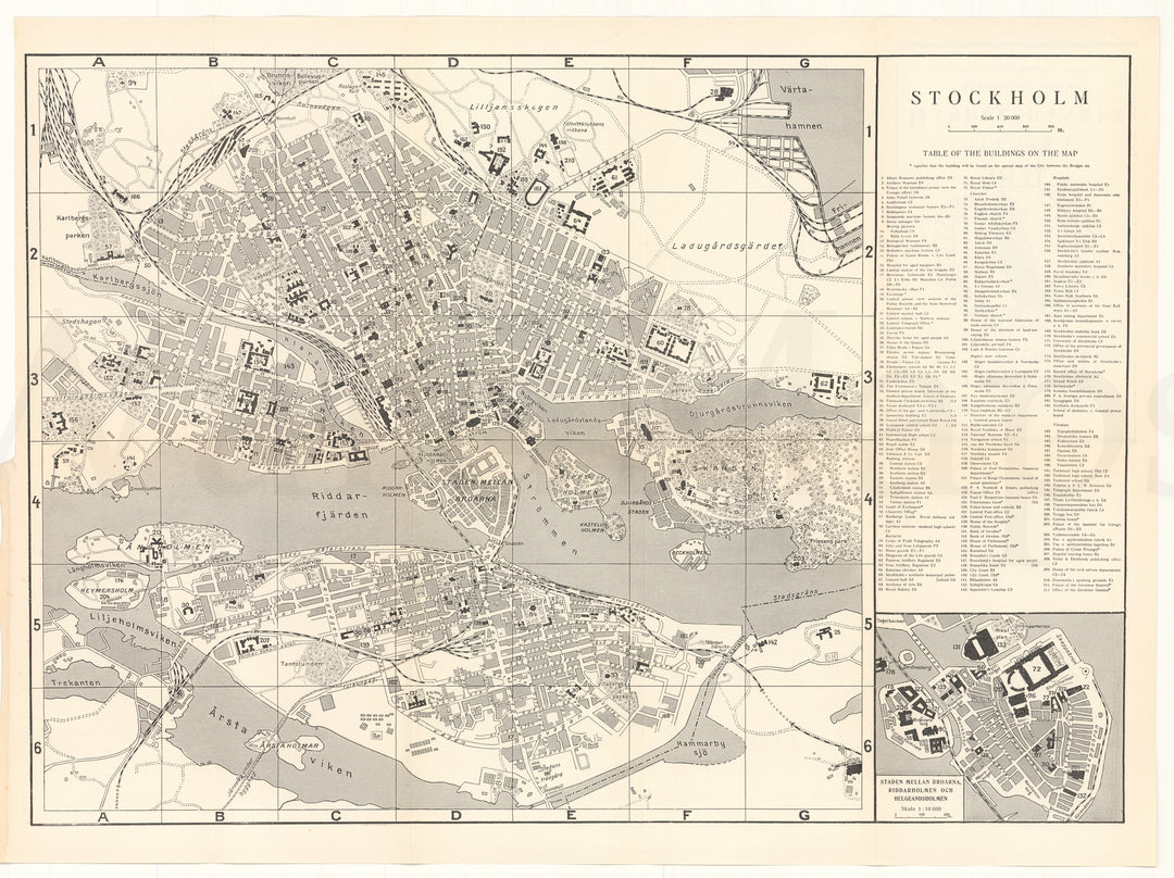 Stockholm, Sweden 1937