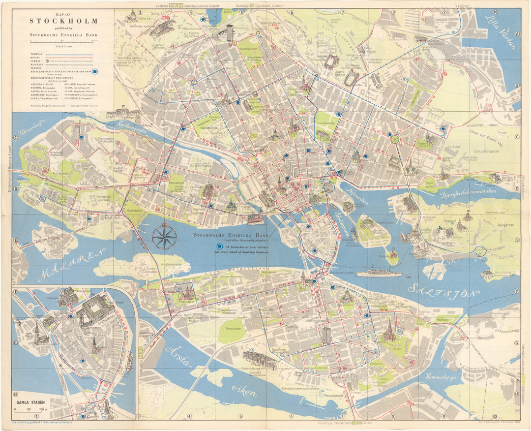 Stockholm, Sweden 1962