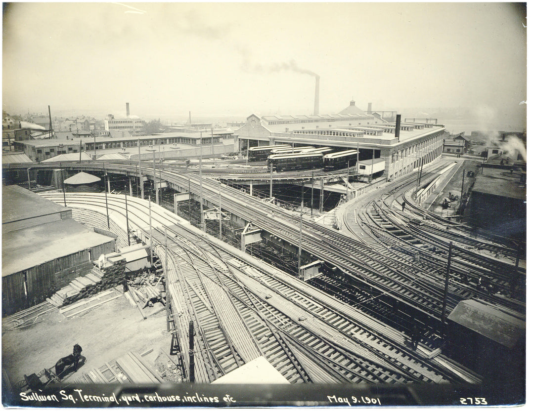 Behind Sullivan Square Terminal, Charlestown, Massachusetts, May 9, 1901