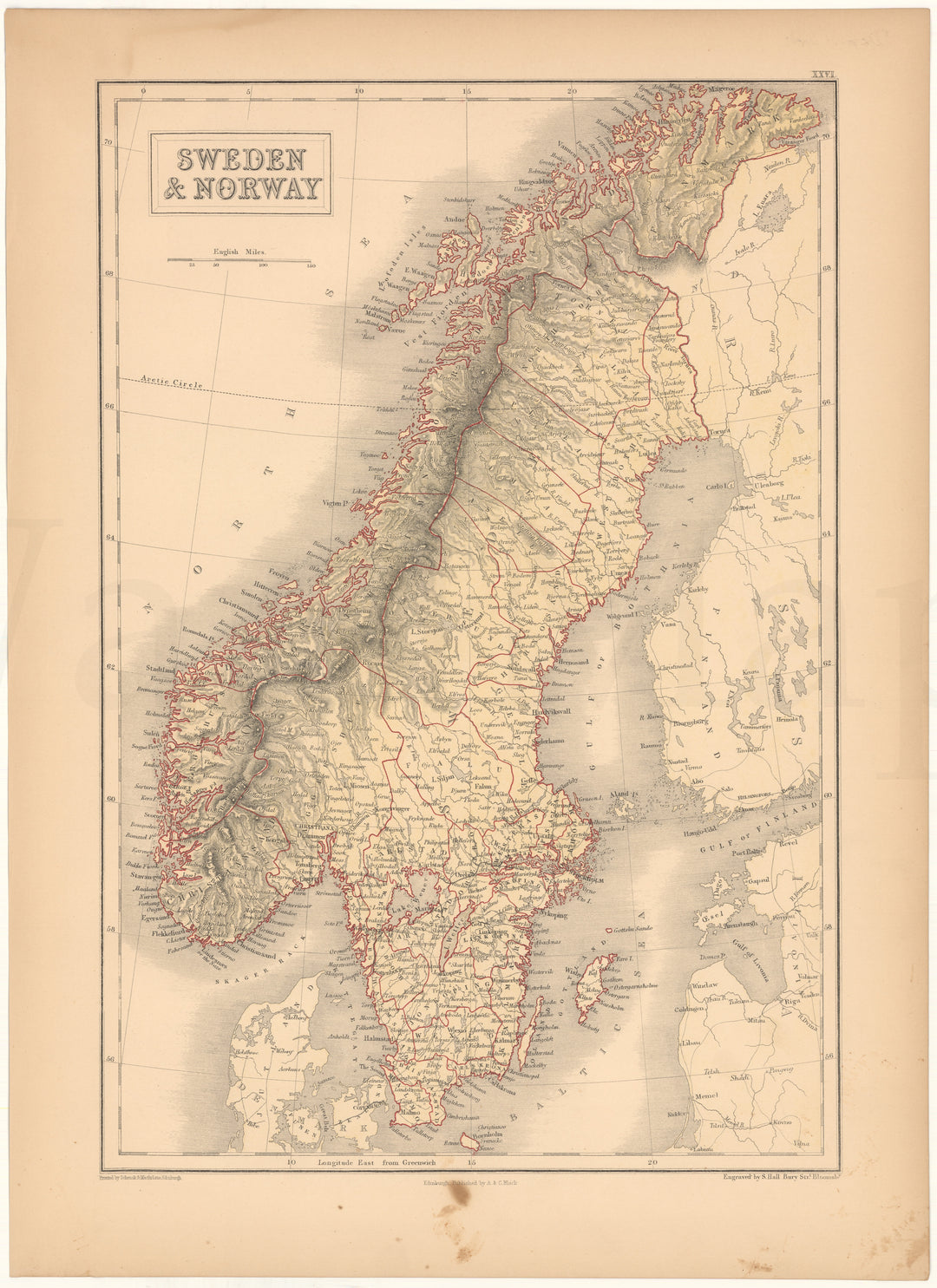 Sweden and Norway 1857