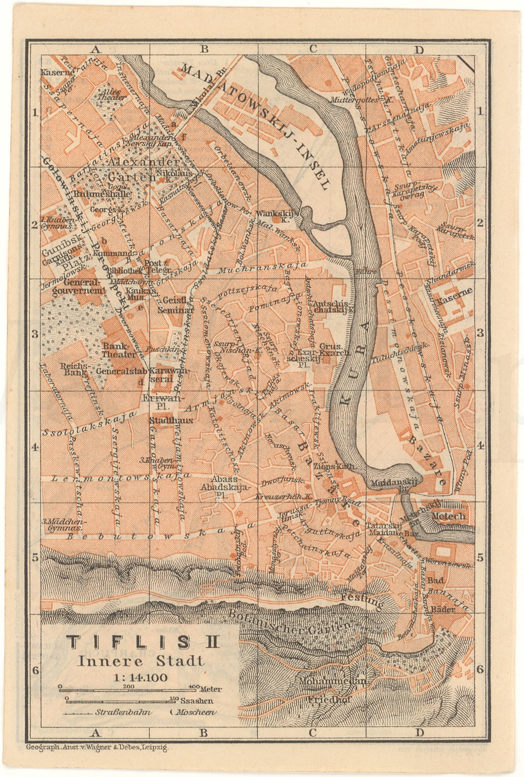Tbilisi, Georgia 1904: City Center