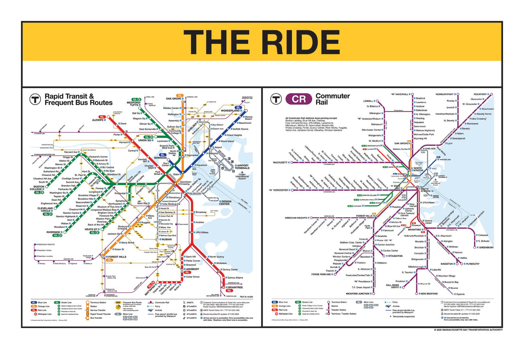 Boston MBTA The Ride Panel Print