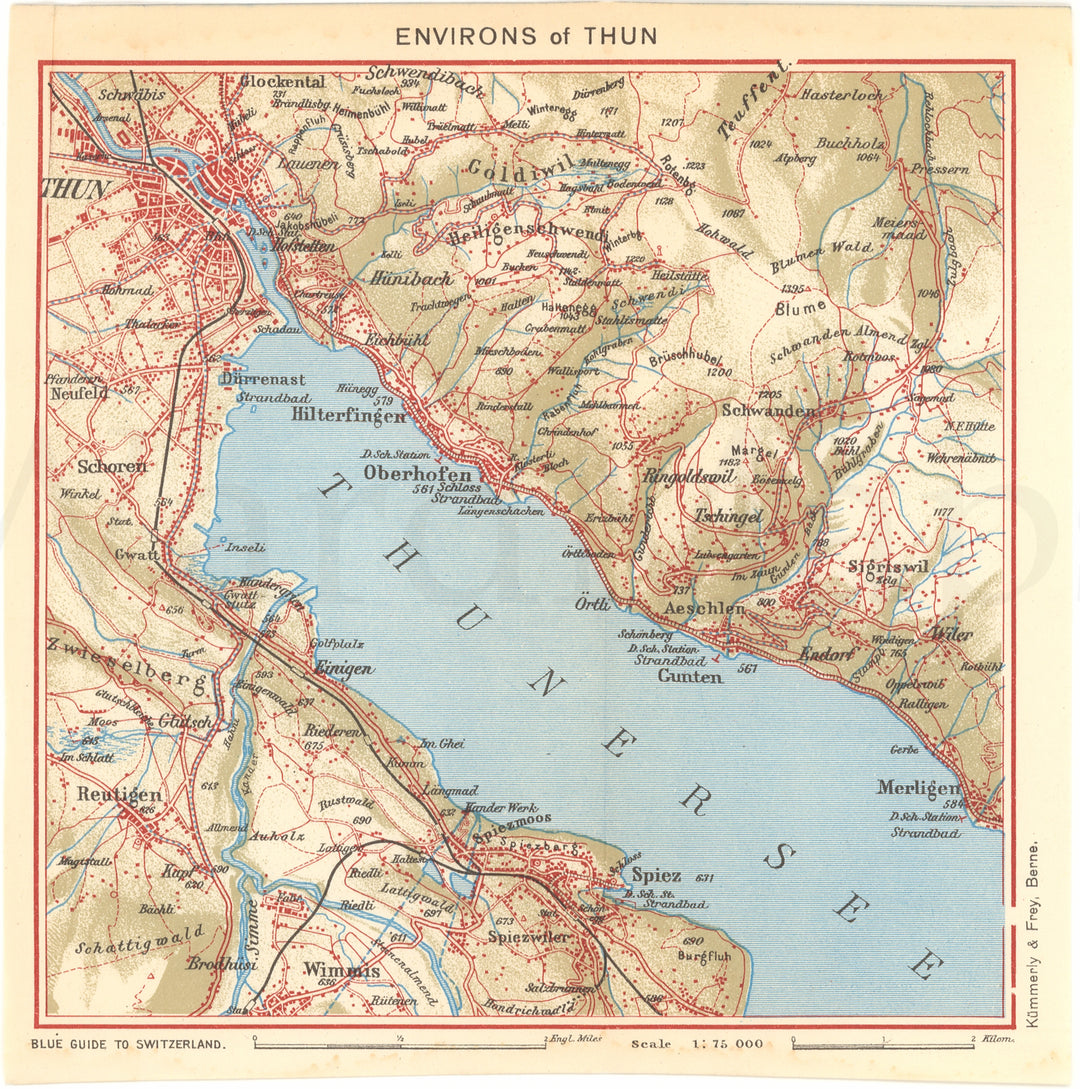 Thun Region, Switzerland 1948