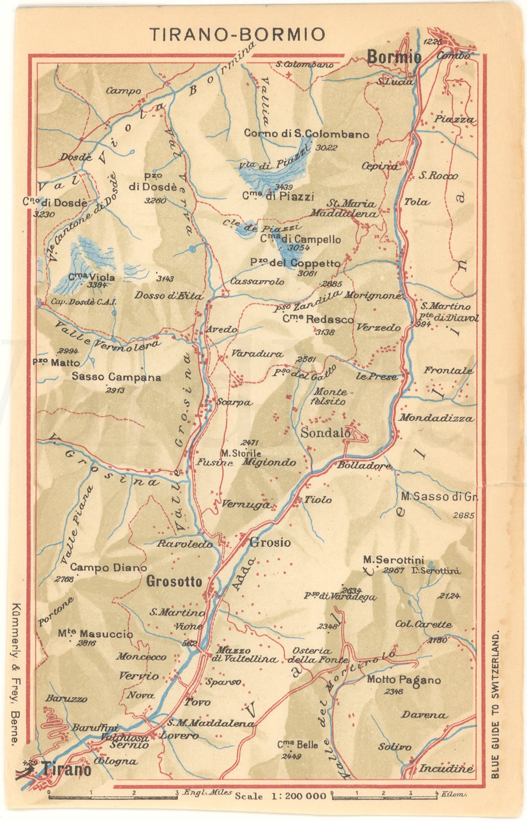 Tirano - Bormio Region, Italy 1948