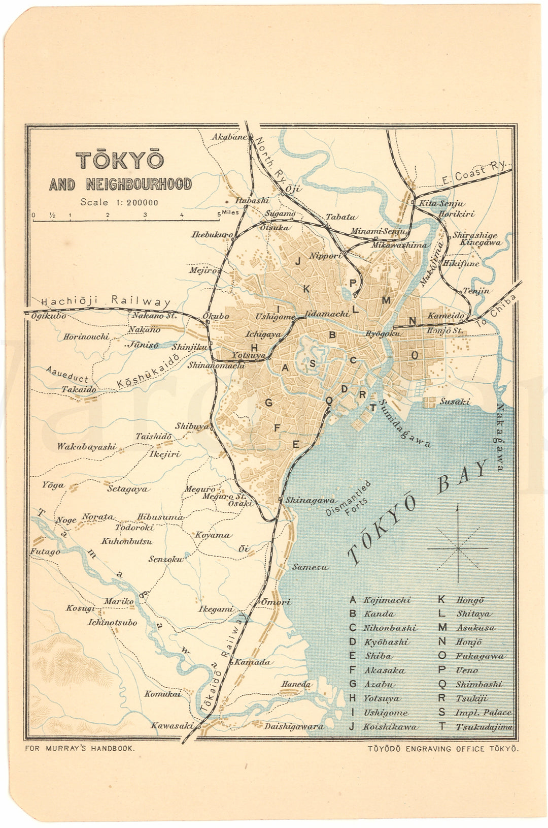 Tokyo and Neighborhood, Japan 1907