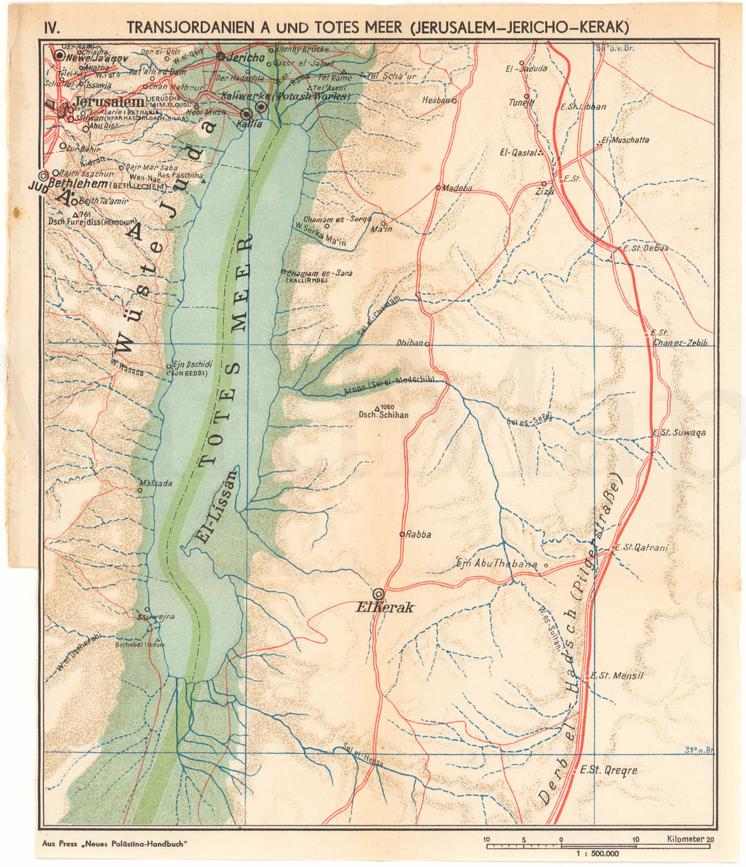 Jordan 1934 Part A: Jerusalem-Jericho-Kerak