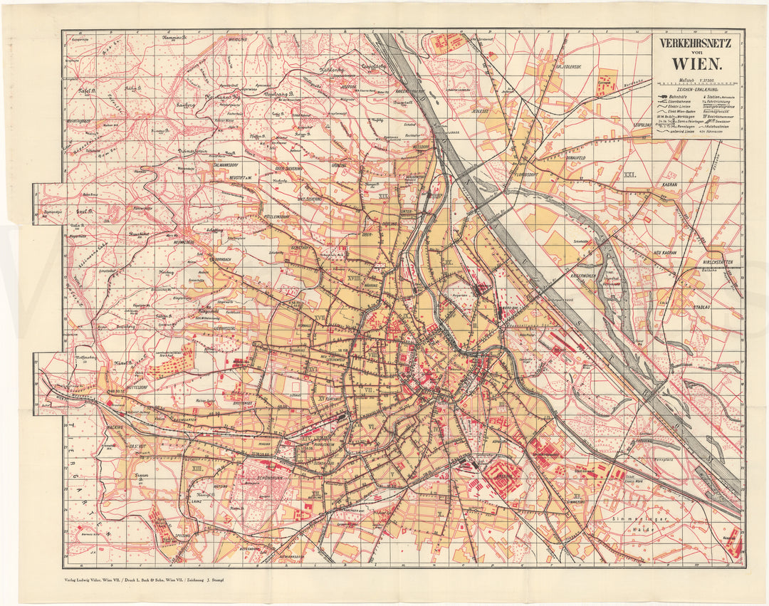 Vienna, Austria 1925: Transport Network