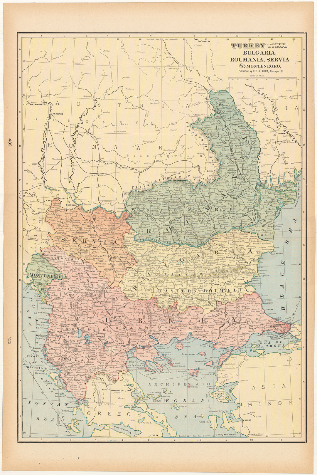 Turkey in Europe (Balkans) 1903