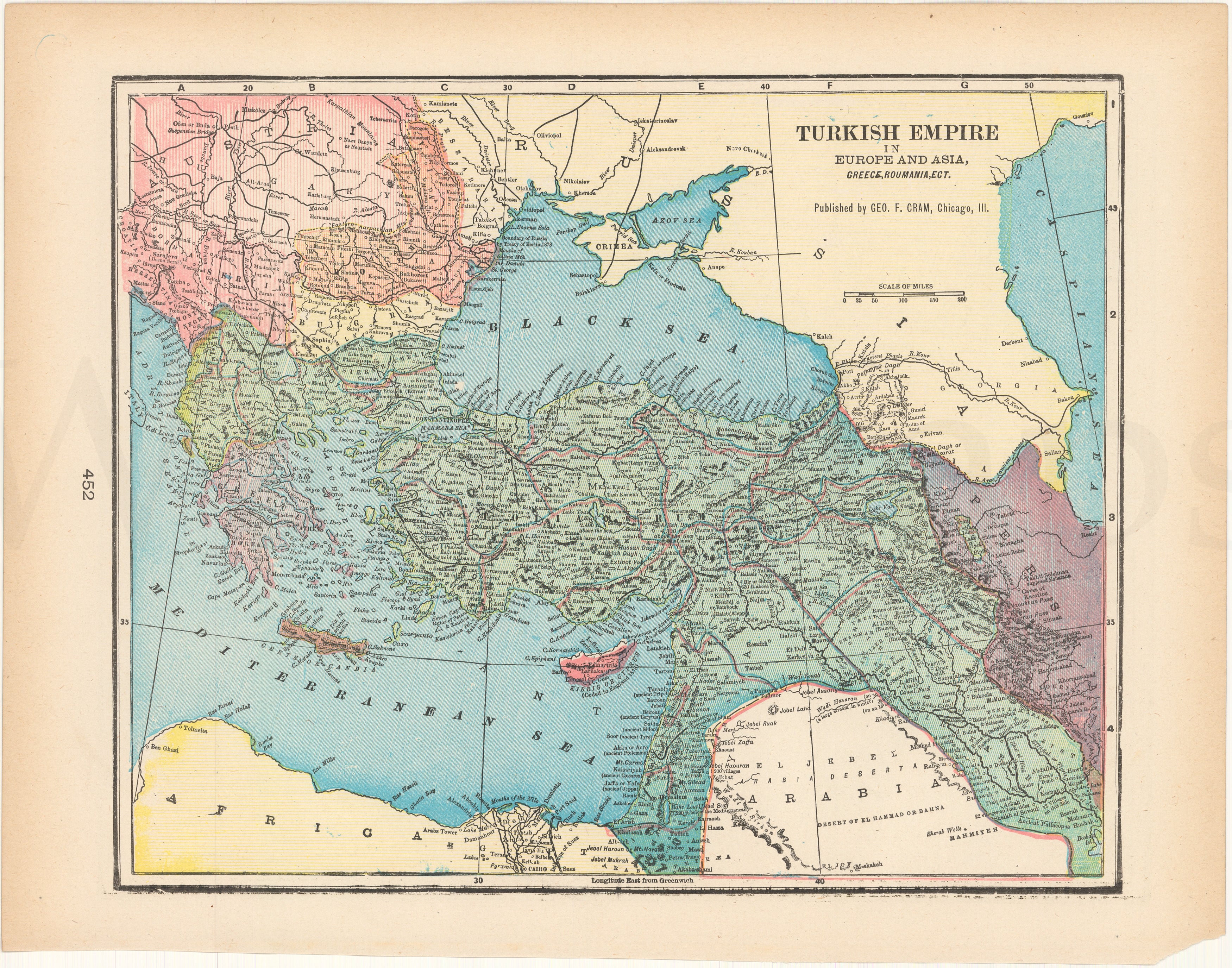 Turkish Empire 1903 – WardMaps LLC