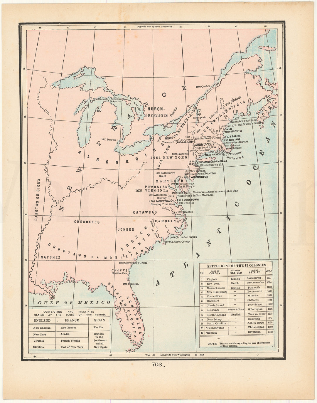 United States 1903: Settlement of the Colonies