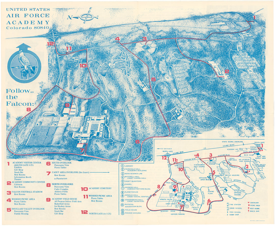 United States Air Force Academy, Colorado 1970