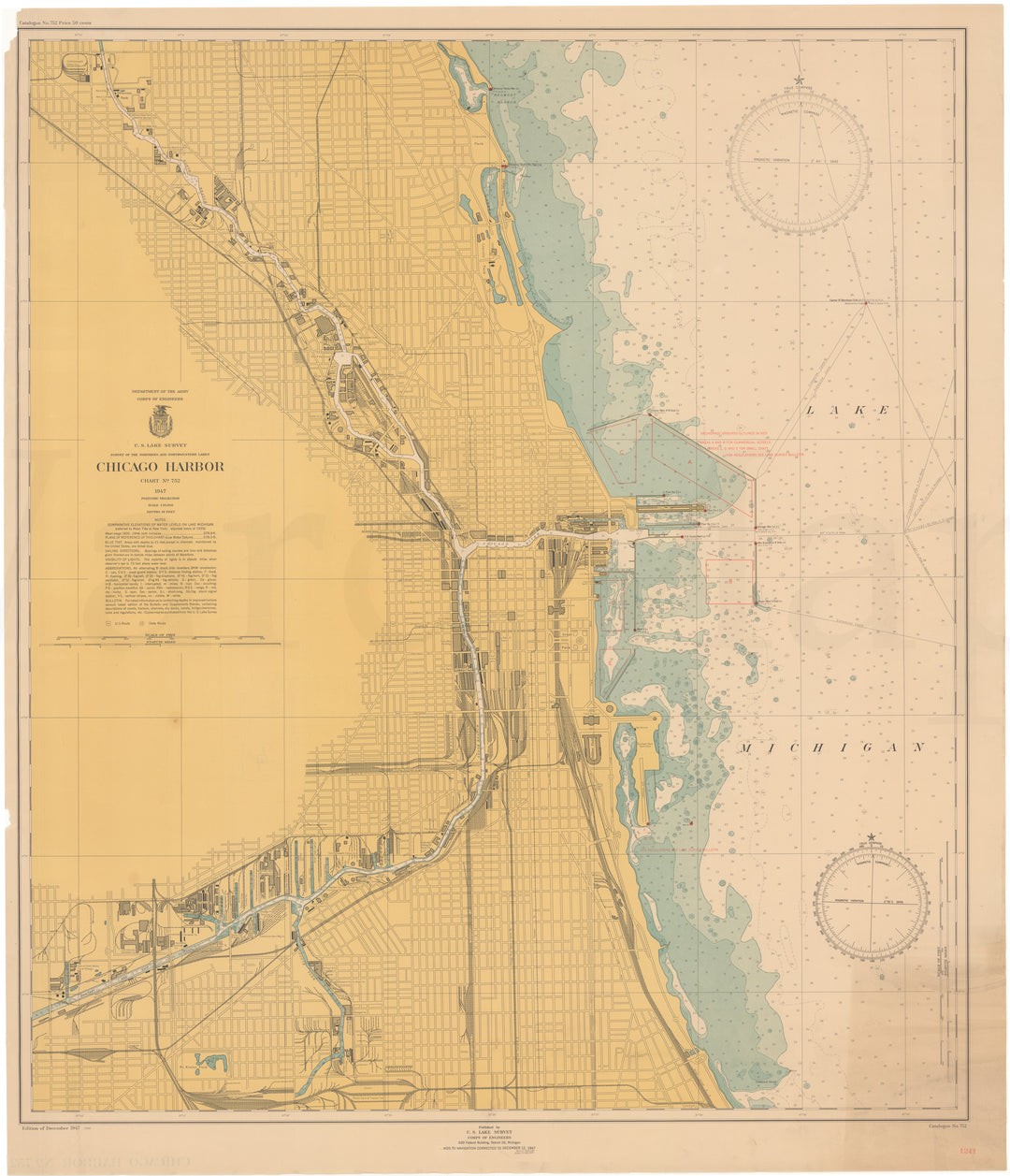 USC&GS Illinois 1947: Chicago Harbor