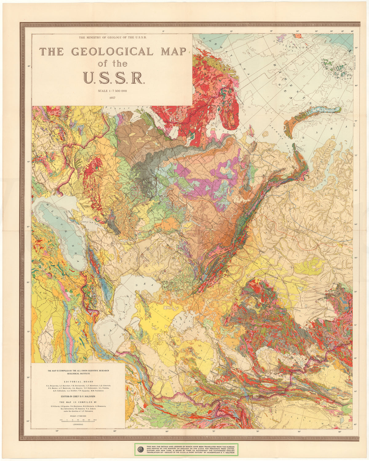 Country Maps of The Soviet Union – WardMaps LLC