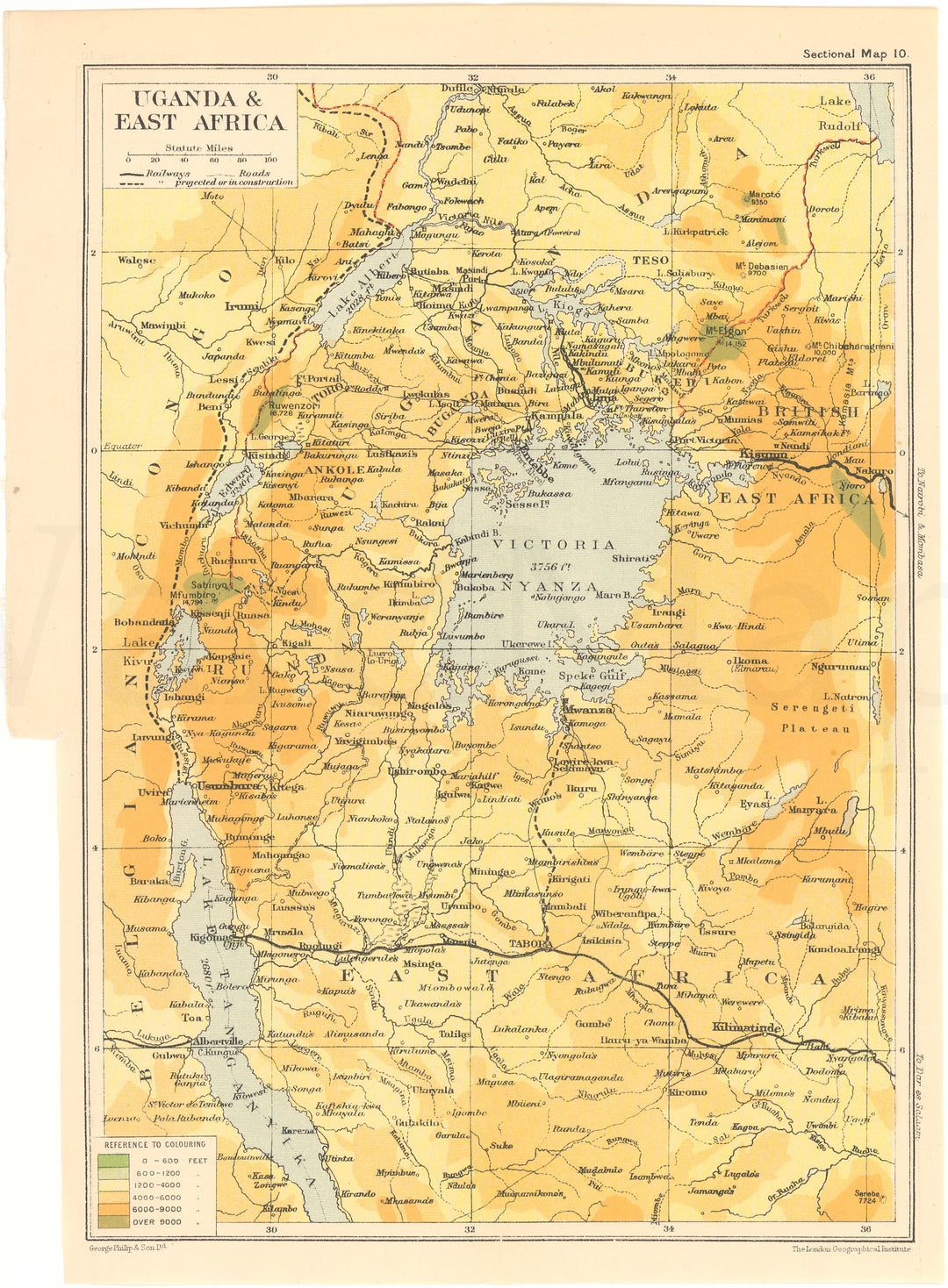 Uganda and East Africa 1920