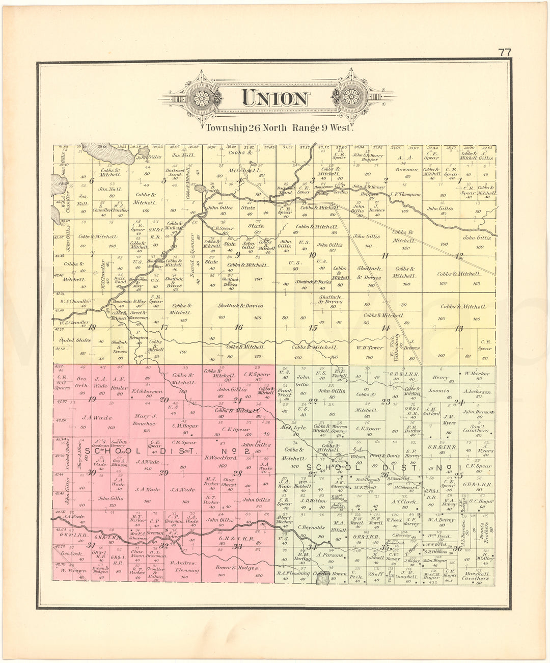 Union Spring Michigan Union, Michigan 1895 – WardMaps LLC