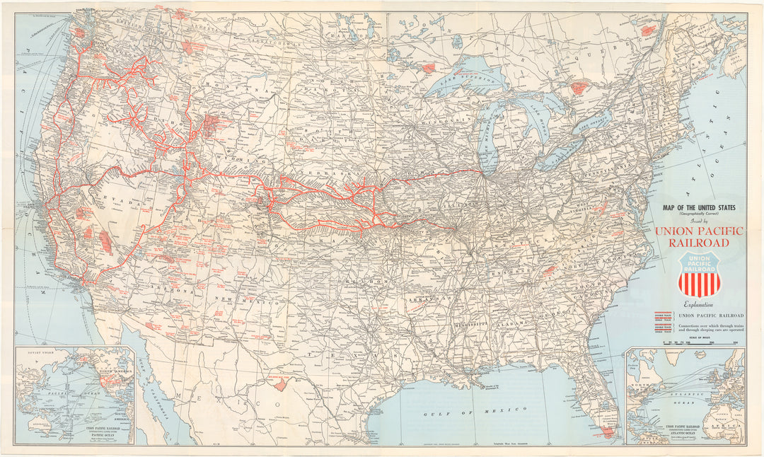 United States 1956: Union Pacific Railroad