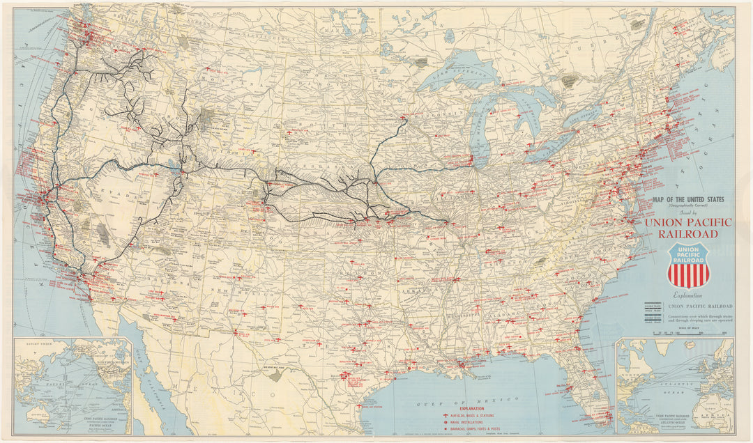 United States 1950: Union Pacific Railroad