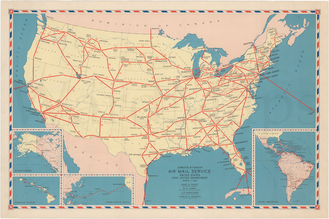 United States Airmail Service 1939