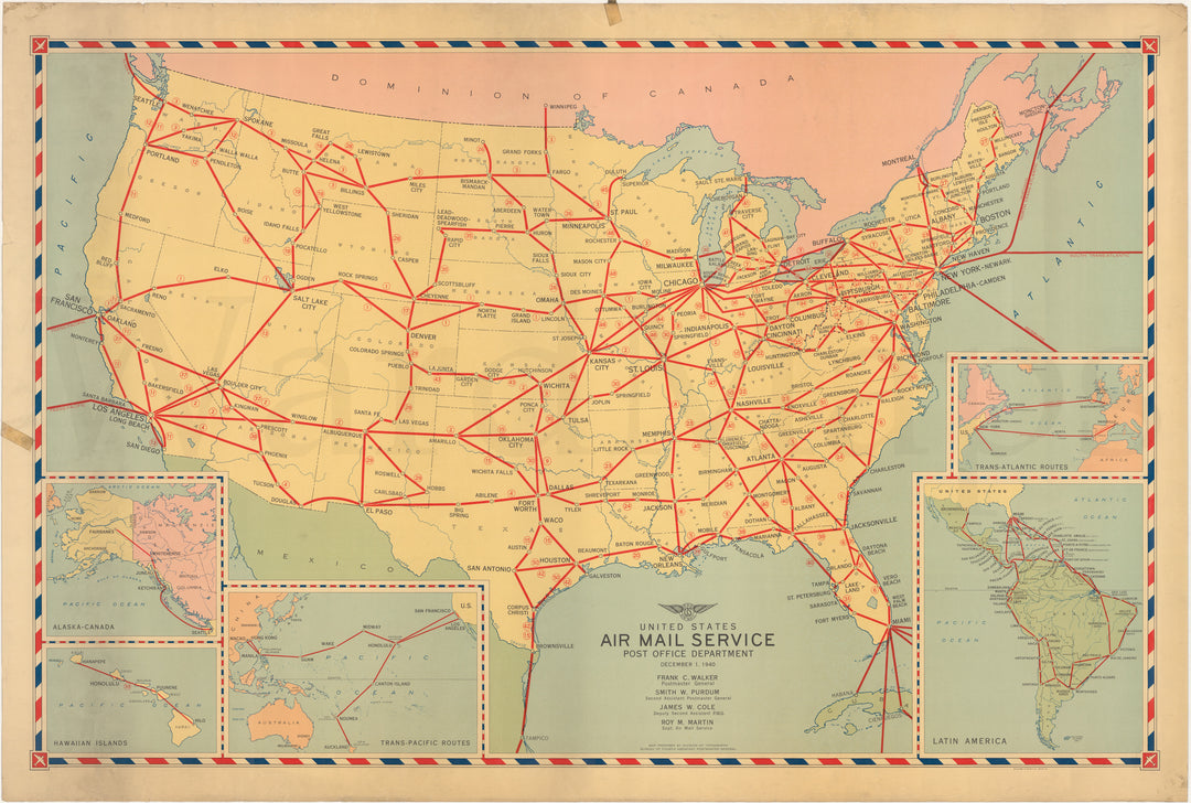 United States Airmail Service 1940