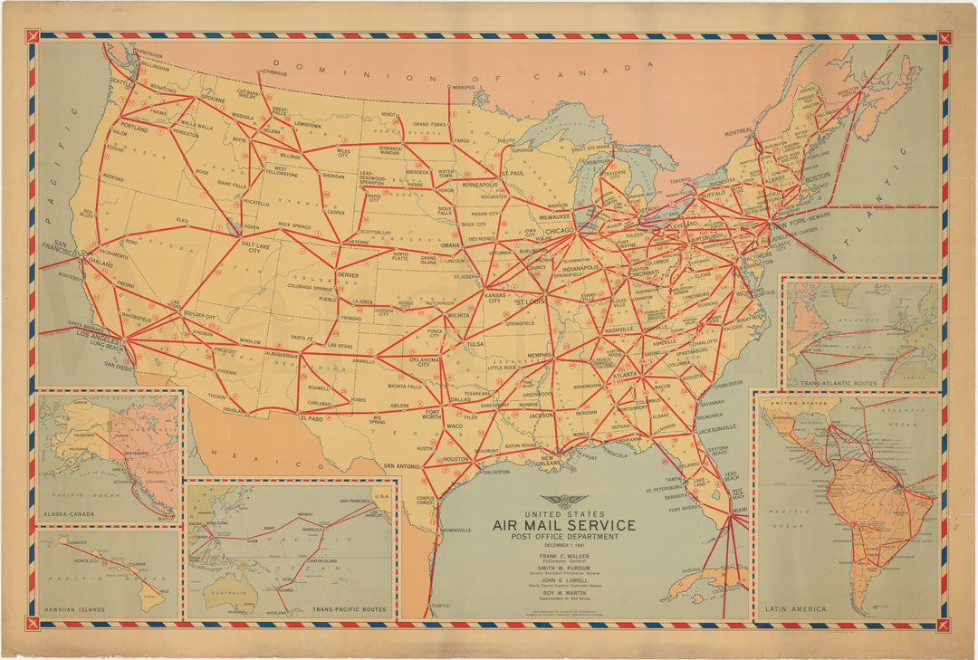 United States Airmail Service 1941