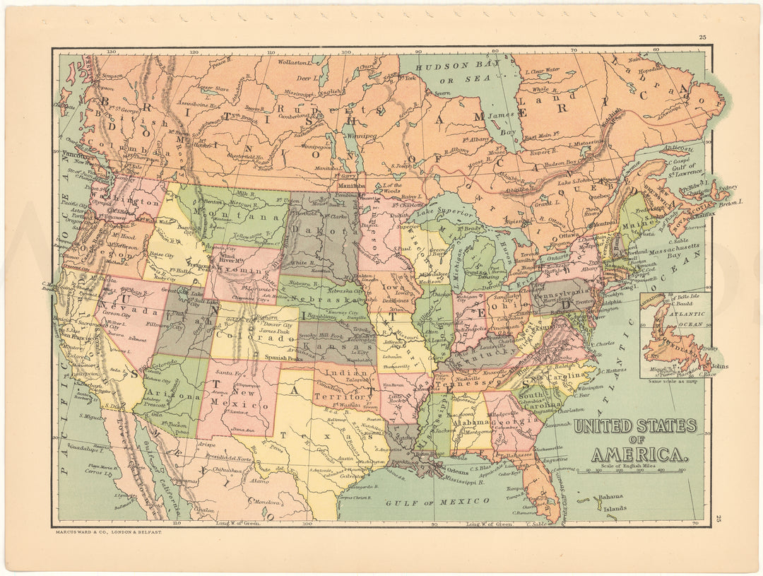 United States circa 1880