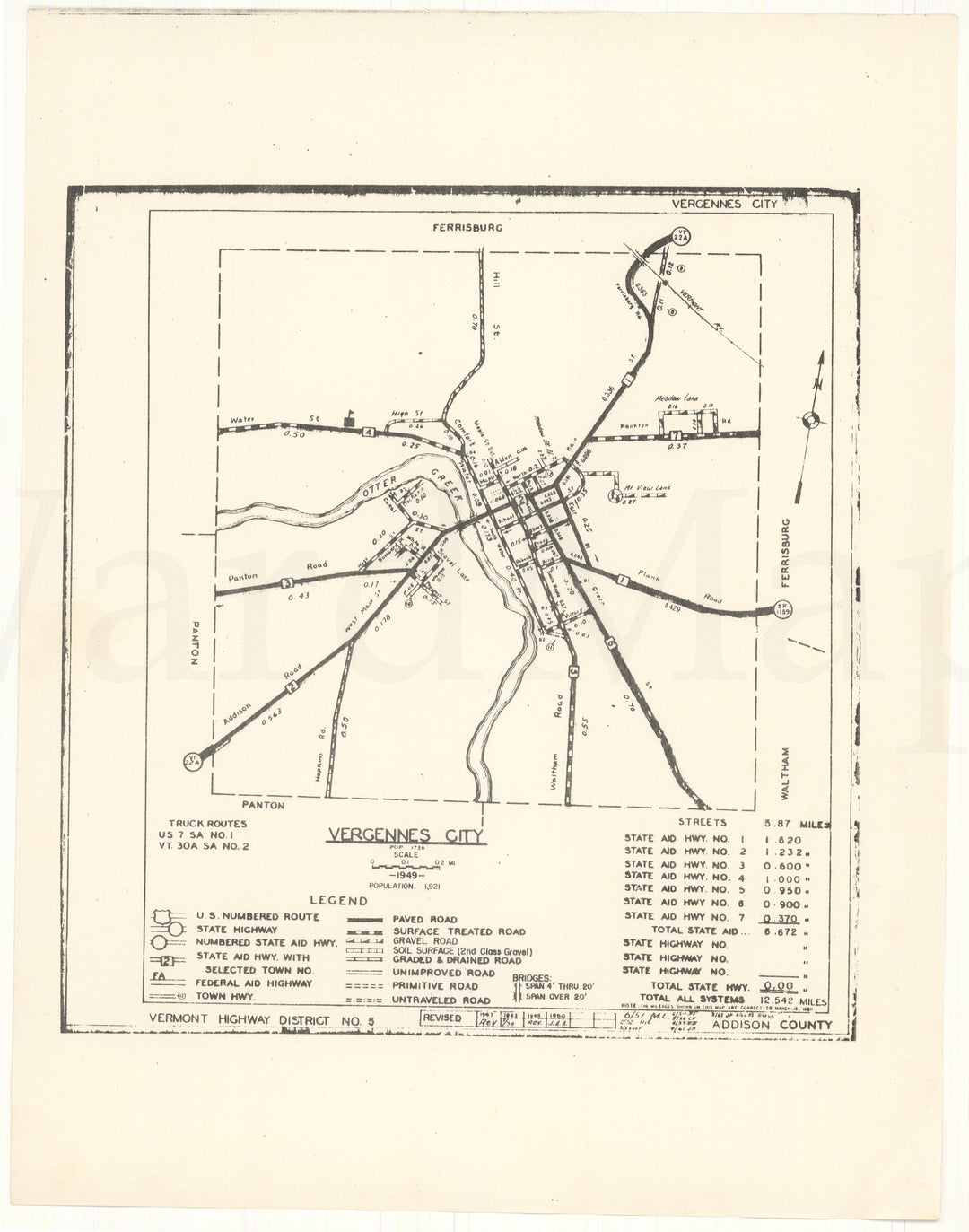 Vergennes, Vermont 1969