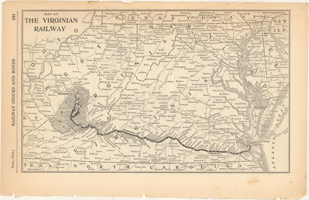 Virginian Railway 1916