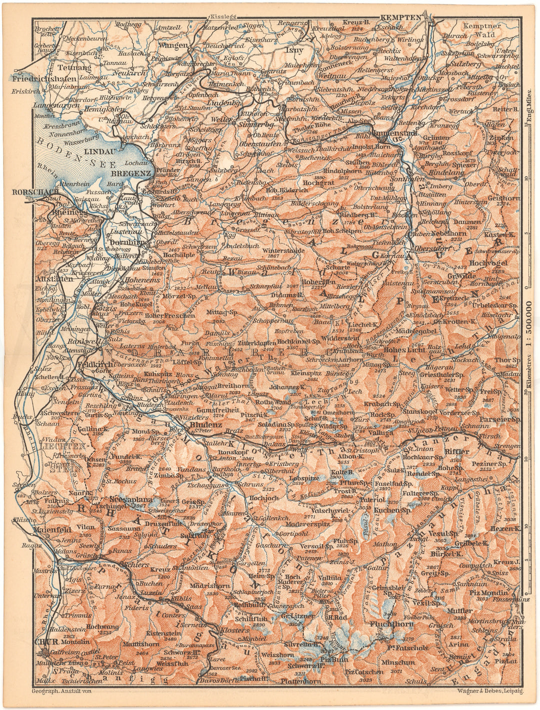Vorarlberg State, Austria 1896