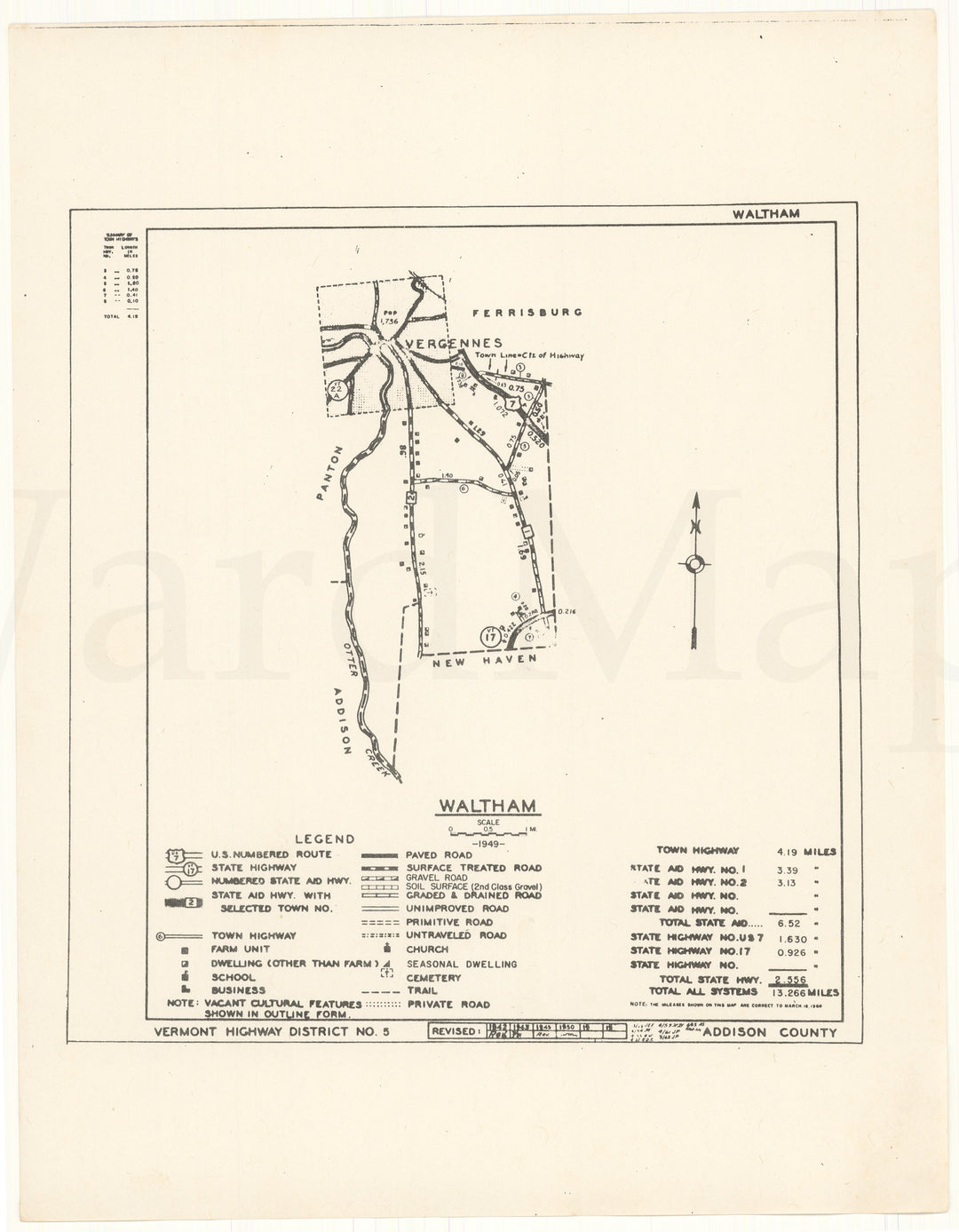 Waltham, Vermont 1969