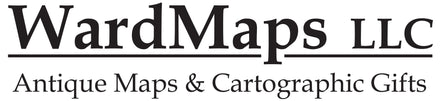 WardMaps LLC Antique Maps & Cartographic Gifts Logo. Link to Homepage.