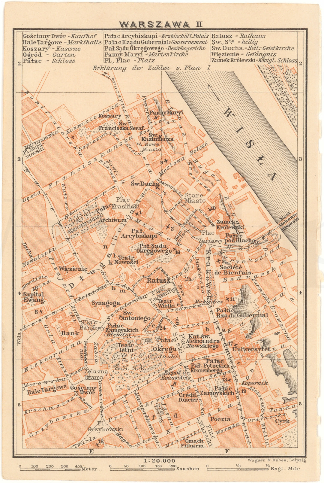 Warsaw, Poland 1904: City Center