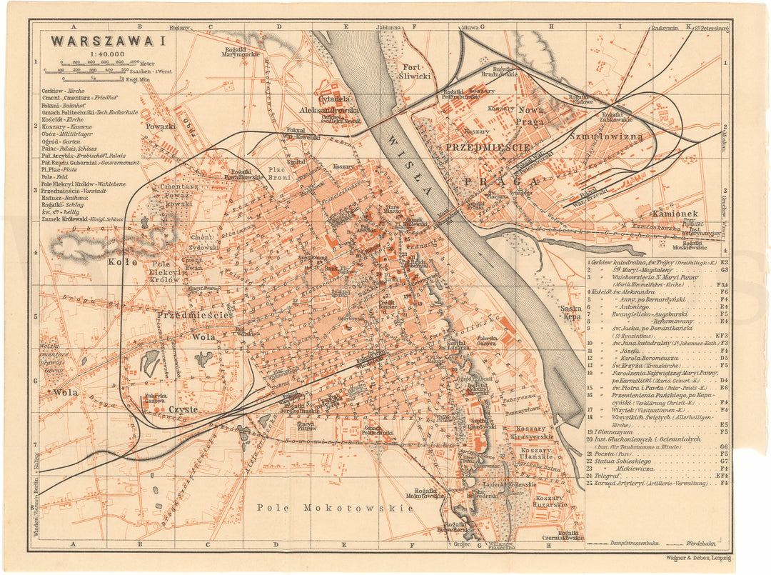 Warsaw, Poland 1904