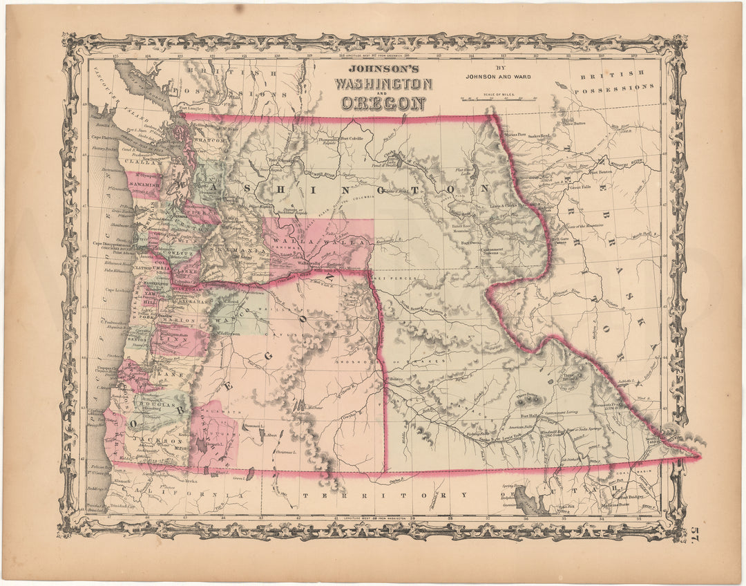 Washington, Oregon, and Idaho 1862