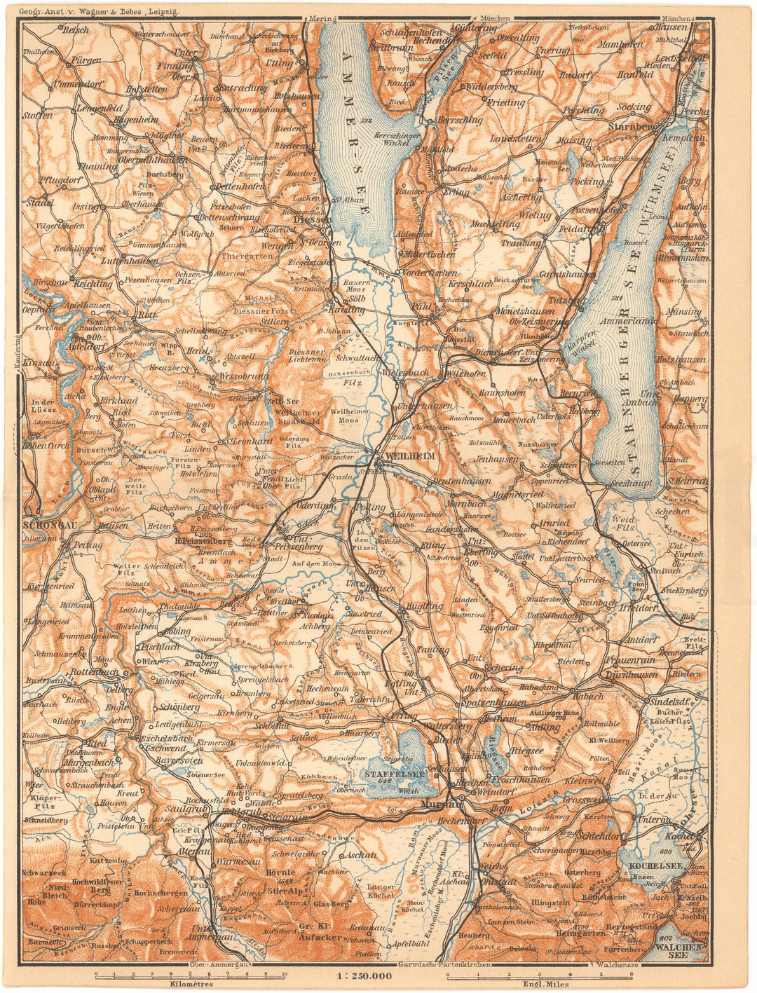Bavaria (Weilheim in Oberbayern Region), Germany 1911