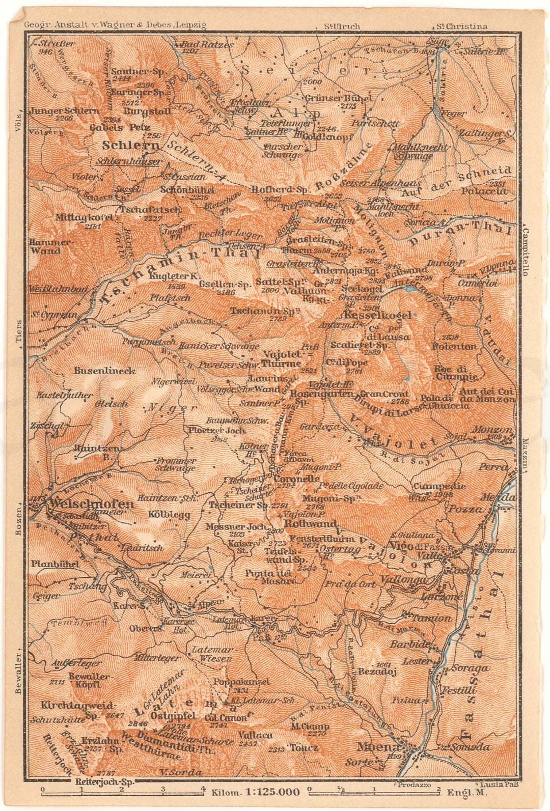 Welschnofen (Nova Levante) Region, South Tyrol, Italy 1911