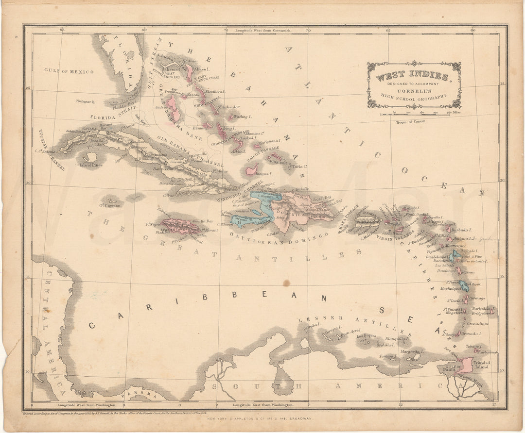 West Indies 1866 (Cornell's)