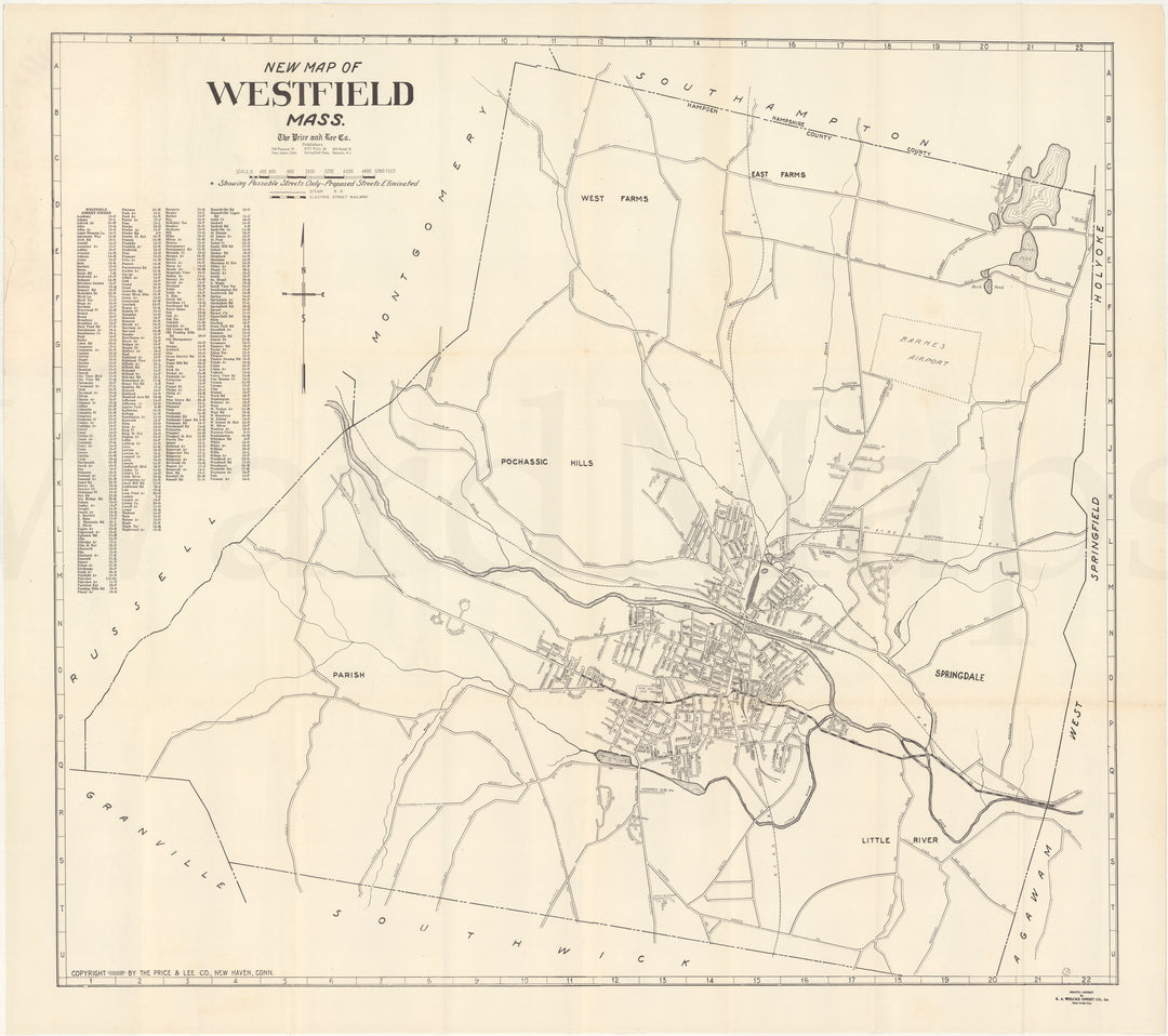 Westfield, Massachusetts Circa 1940s