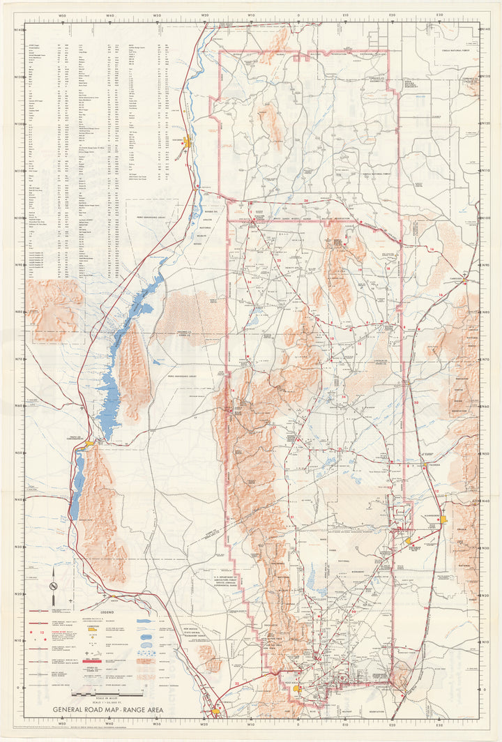 White Sands Missile Range, New Mexico 1968
