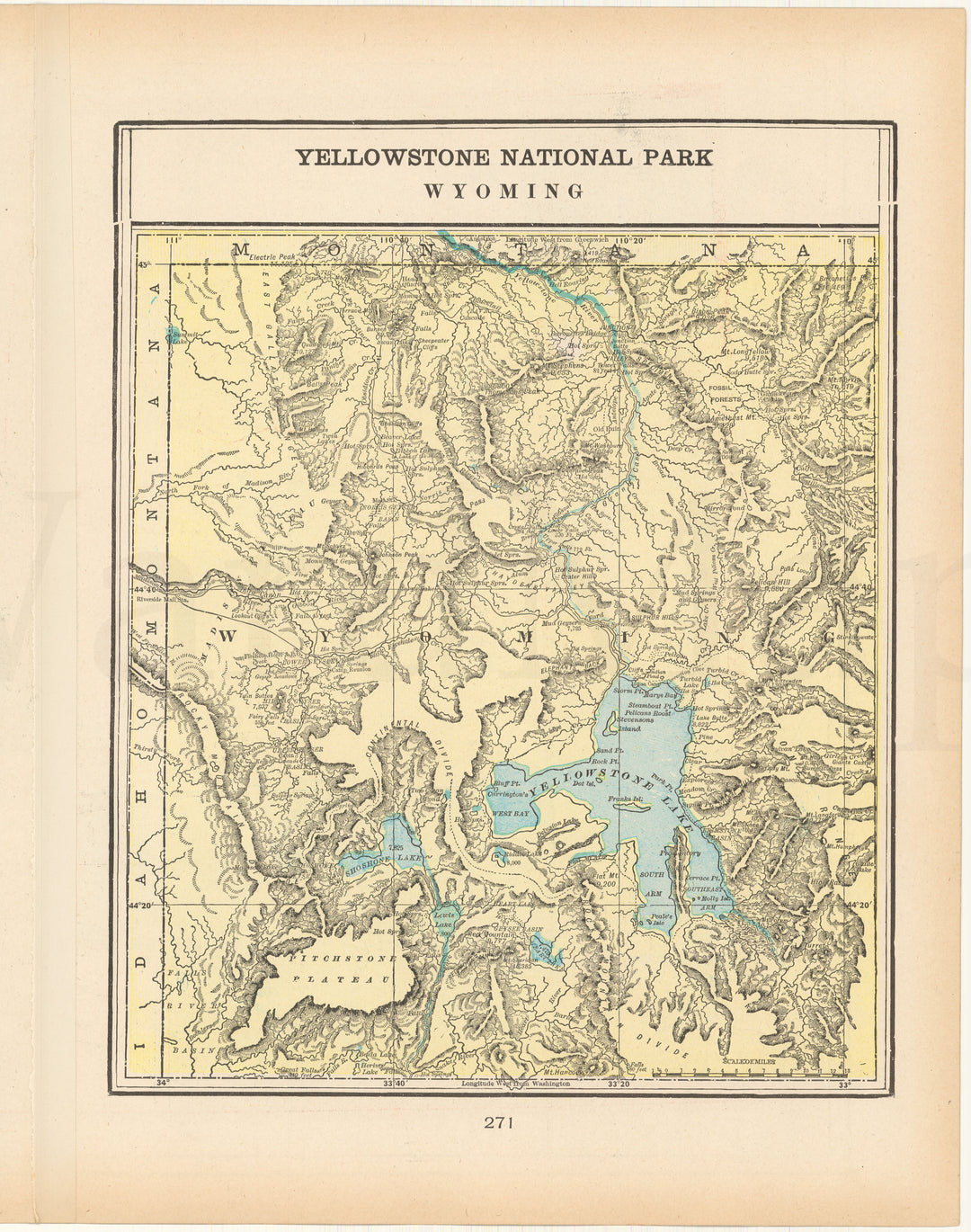 Yellowstone National Park, Wyoming 1903