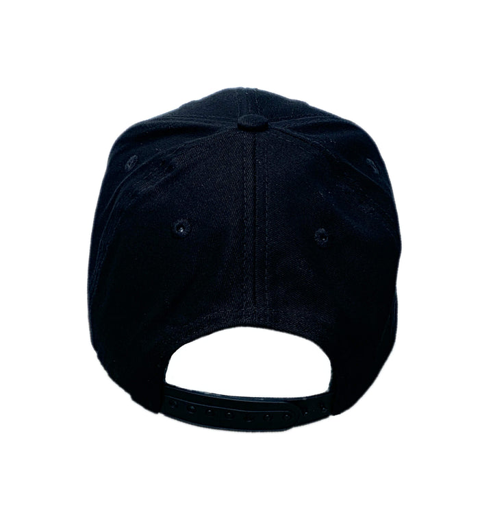 Boston MBTA T Logo Black Baseball Cap FLAT RIM (YOUTH)