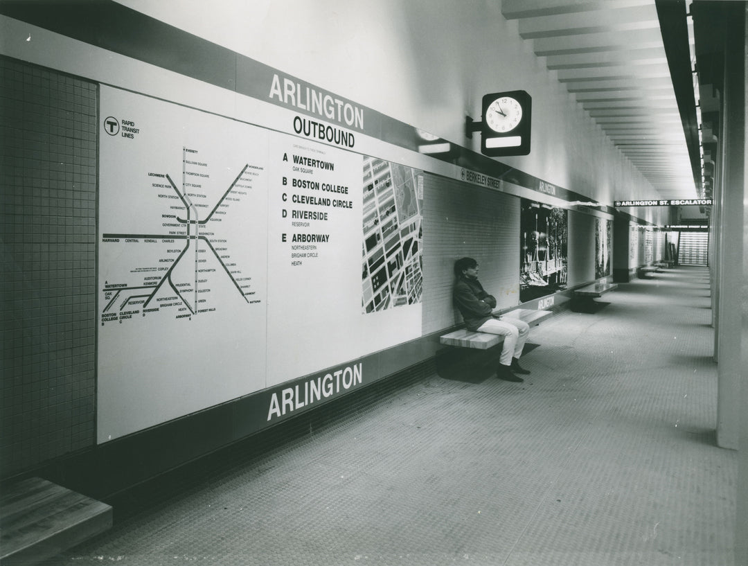 Arlington Station After Renovations, Boston, Massachusetts 1967