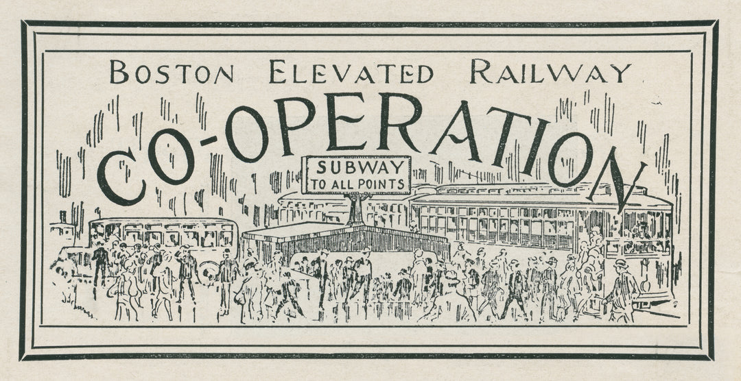 Boston Elevated Railway Co. "Co-operation" Masthead 1928-29