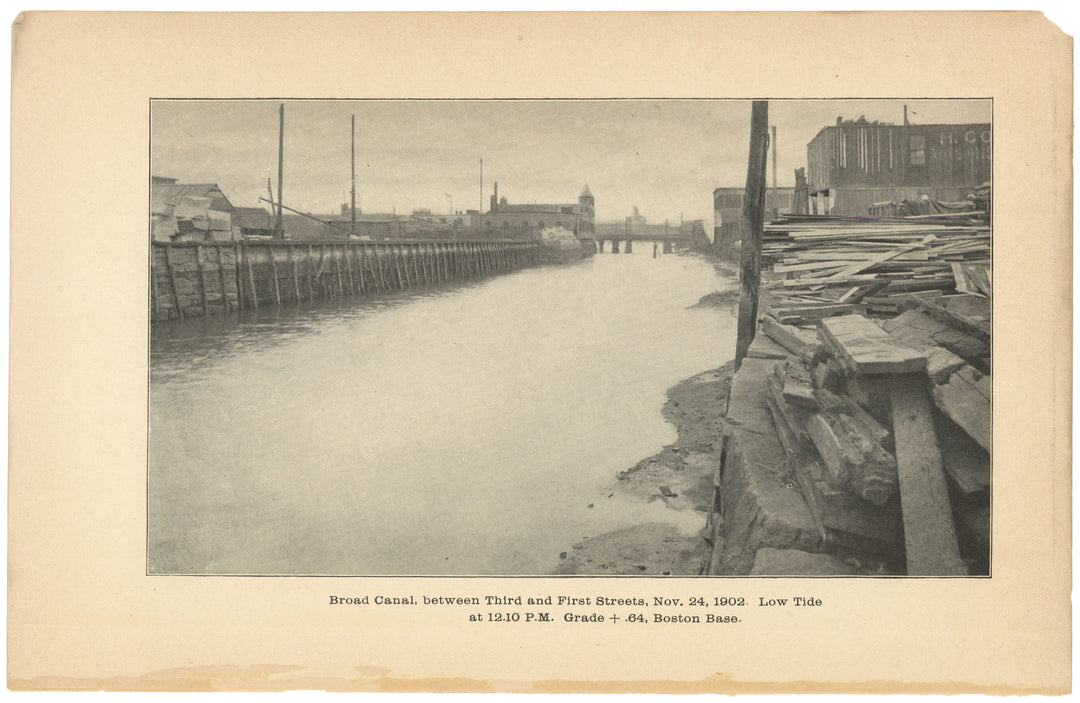 Charles River Dam Report 1903: Broad Canal, Cambridge, Massachusetts (Nov. 1902)