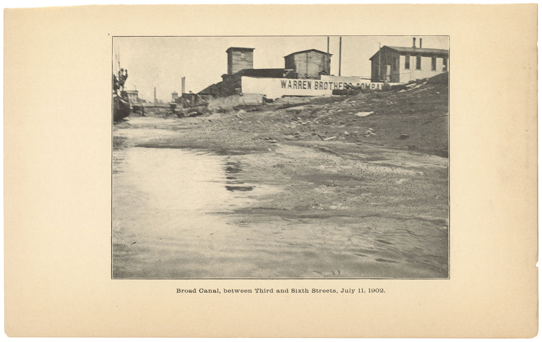 Charles River Dam Report 1903: Broad Canal, Cambridge, Massachusetts (July 1902)