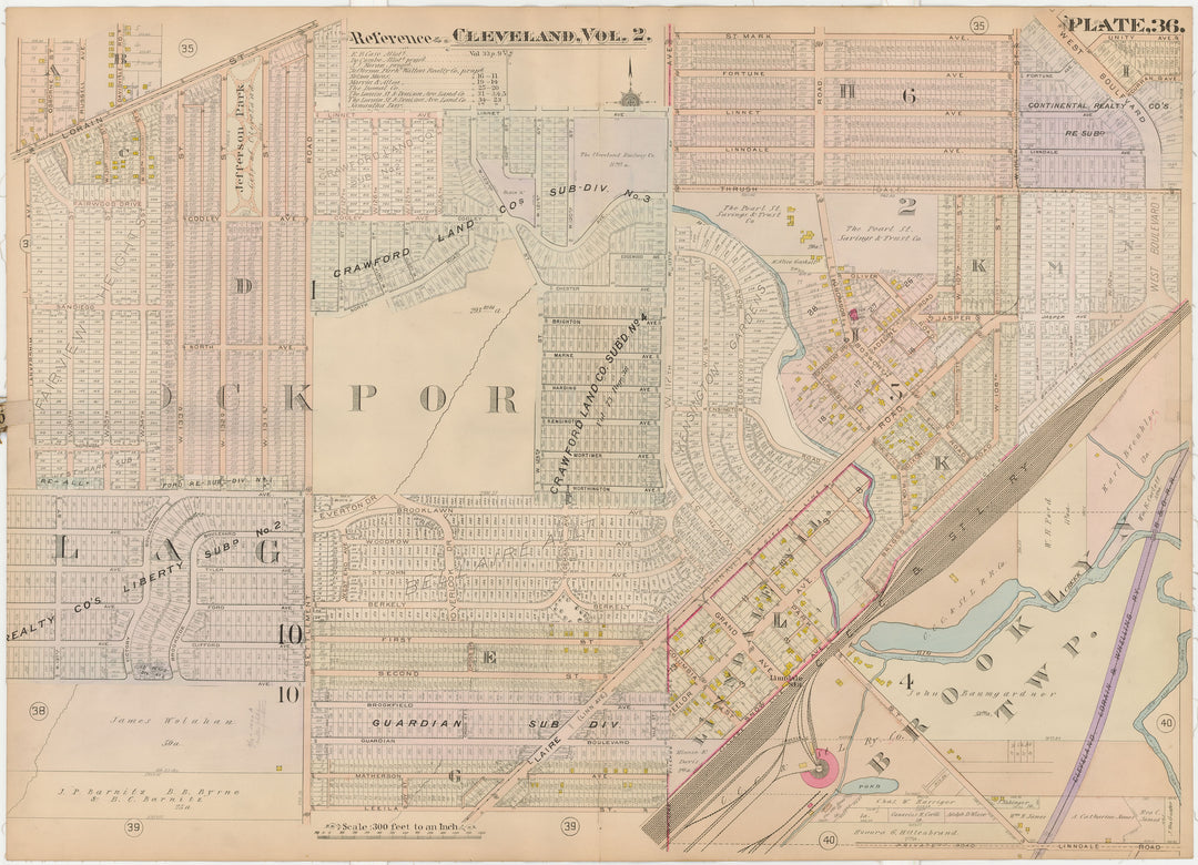 Cleveland, Ohio, Vol. 2, 1912 Plate 036