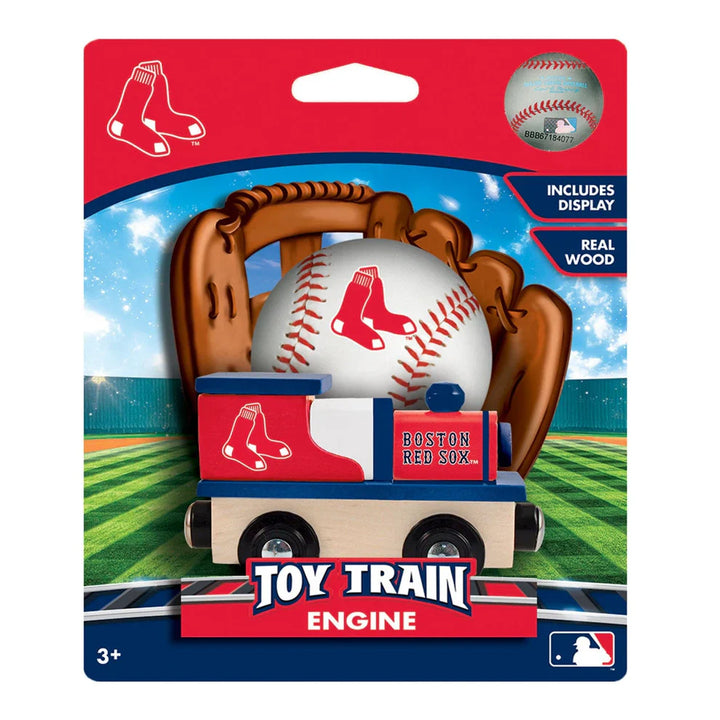 Boston Red Sox Wooden Toy Train Engine
