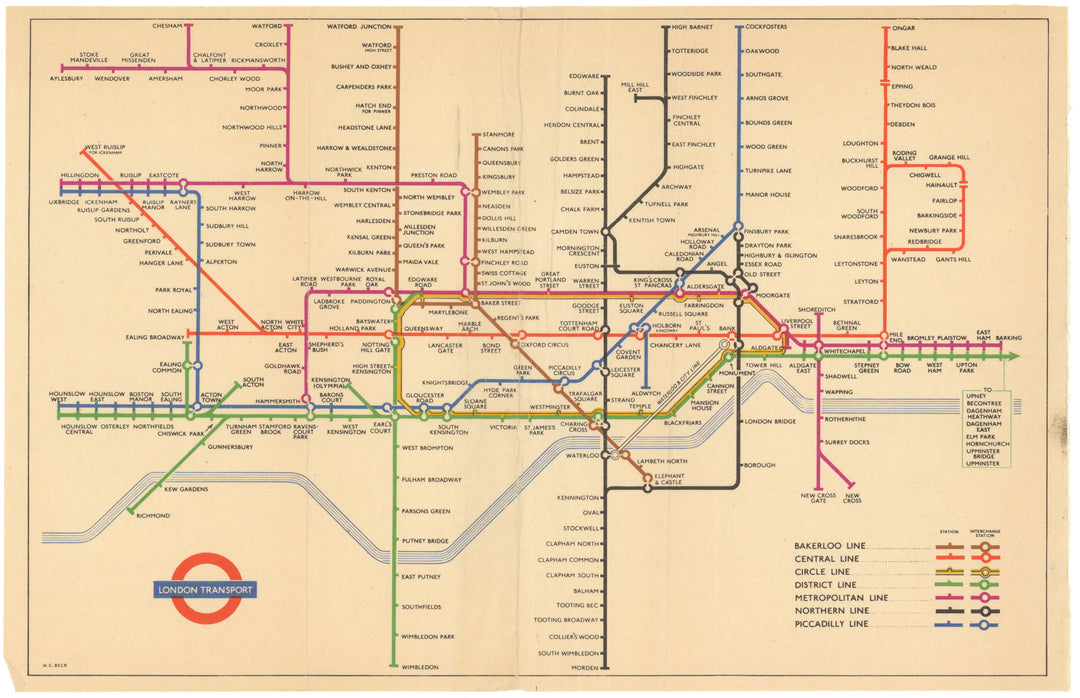 London (England) Underground 1955 (Ver. 2)