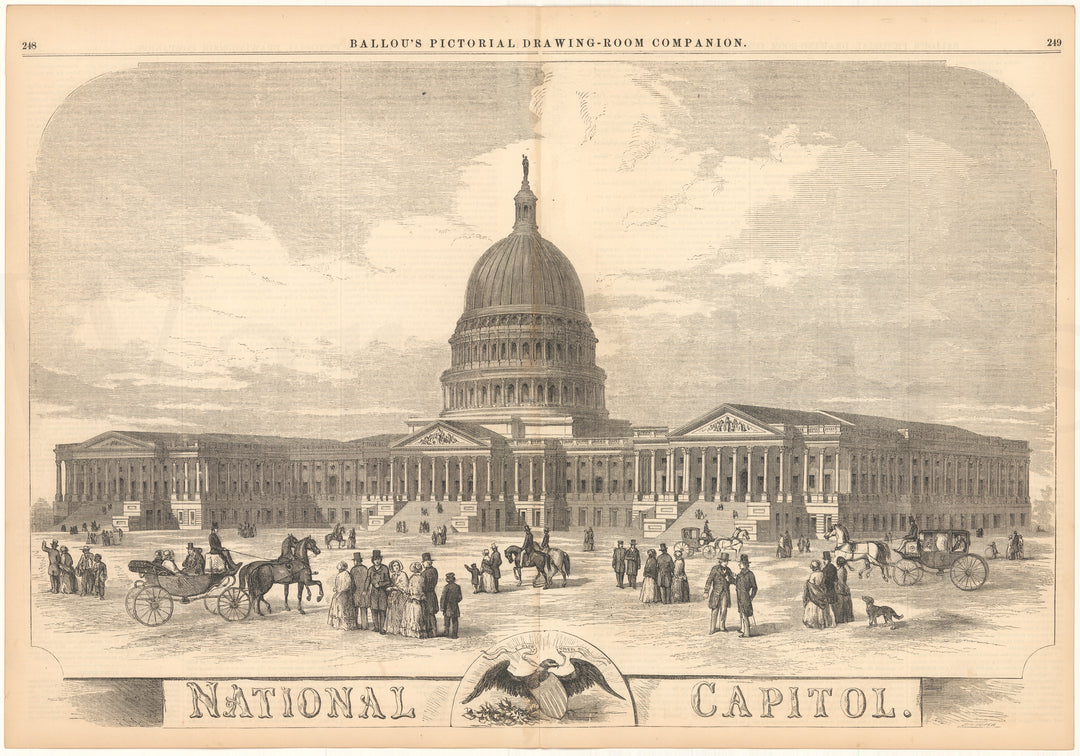 Ballou's Pictorial 1856: National Capital, Washington, D.C.