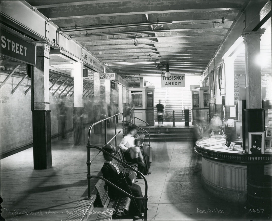 Park Street Station Southbound Platform, Boston, Massachusetts, August 5, 1901